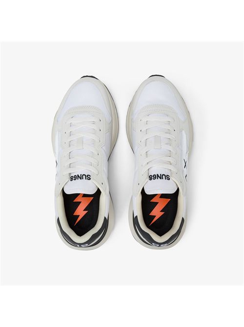 Sneaker Niki 2.0 Solid in nylon e PU bianco SUN 68 | Z45120/01